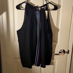 Knox rose halter, target, black, xl